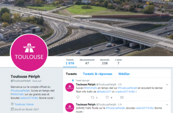 Fil twitter Periphérique Toulouse