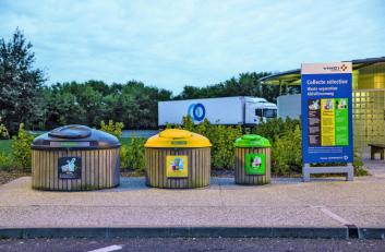 Tri selectif aires VINCI Autoroutes