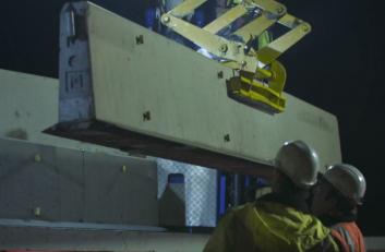 A63 balisage de nuit