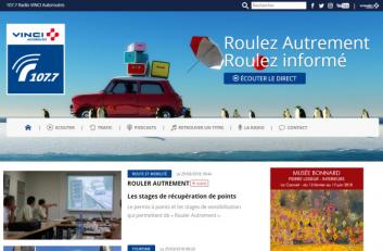Site web Radio VINCI Autoroutes