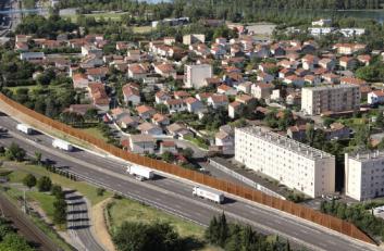 Mur anti-bruit valence