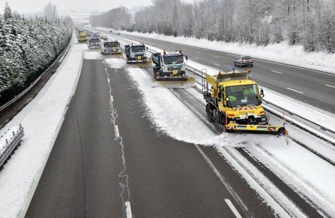 Comment s'organise l'intervention des chasse-neiges sur autoroute ?