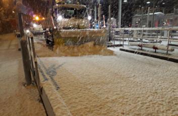 Intempéries neige A8