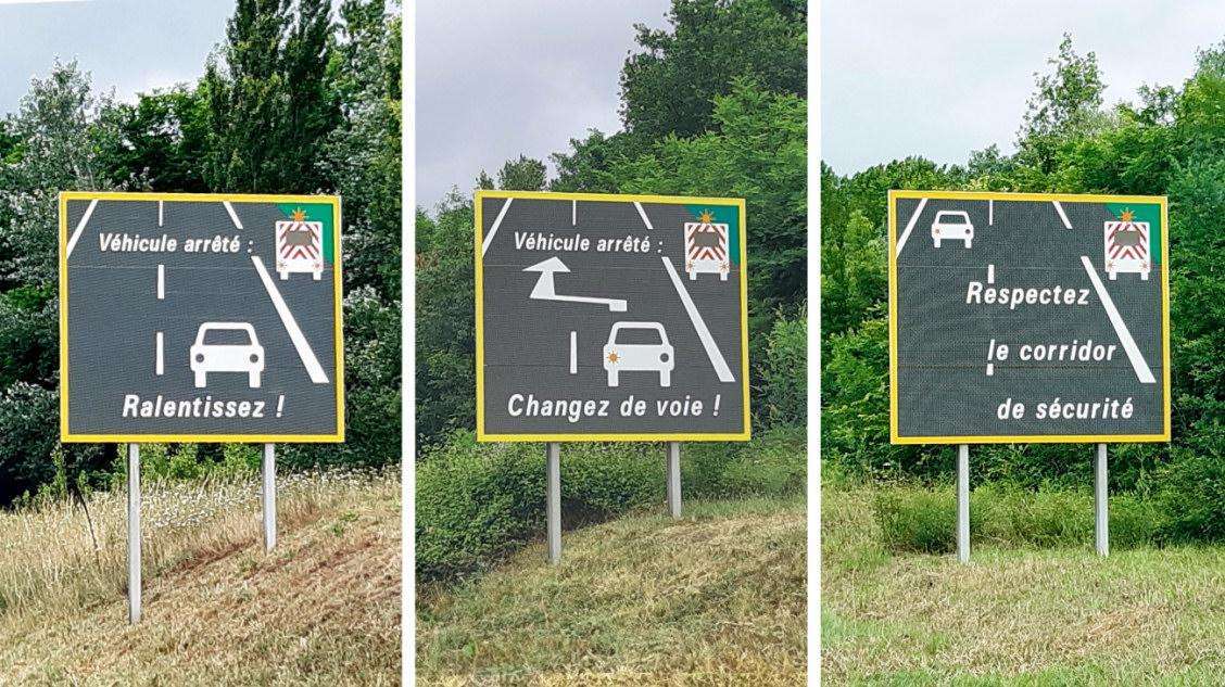 corridor securite panneau